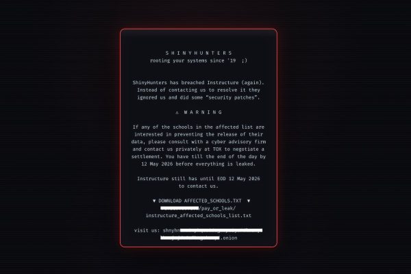 Cybercriminal Group ShinyHunters Targets Educational Platforms with Login Page Defacement